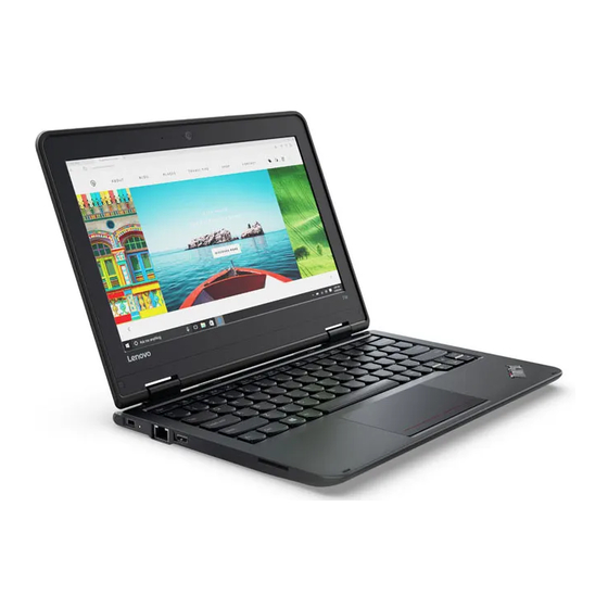 Lenovo ThinkPad 11e Chromebook 4th Gen User Manual