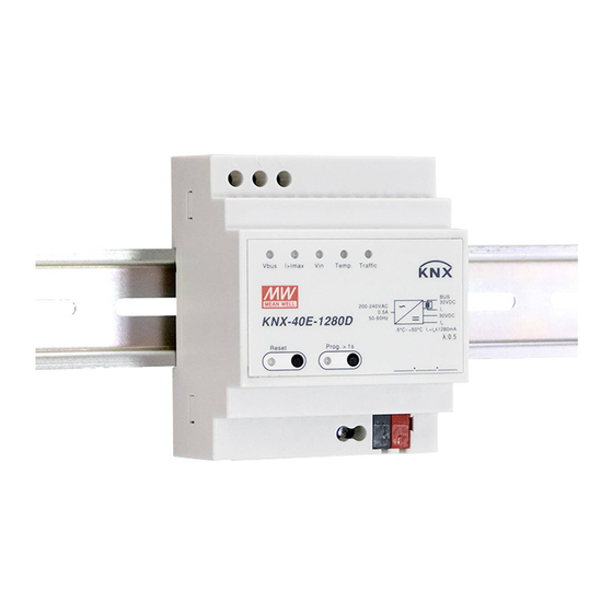 Mean Well KNX-40E-1280D Instruction Manual