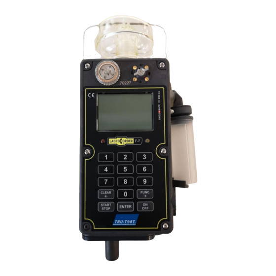Tru-Test LactoCorder T-T Operating Manual