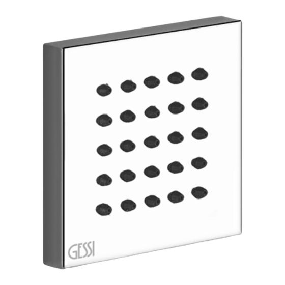 Gessi 32973 Manual