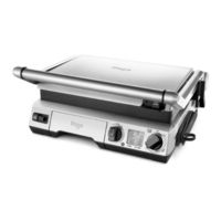 Sage The Smart Grill Pro BGR840 Quick Manual