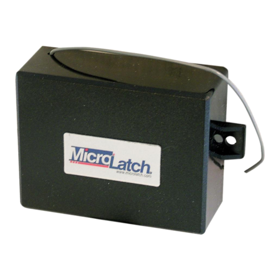 Microlatch REC-20 Instructions