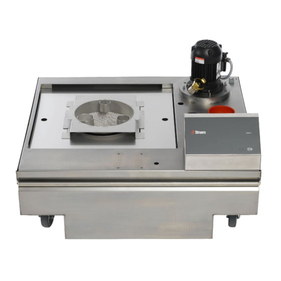 Struers 05766116 Manuals