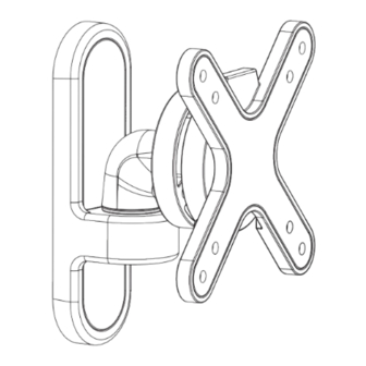 Velleman WB040 LCD Wall Mount Manuals