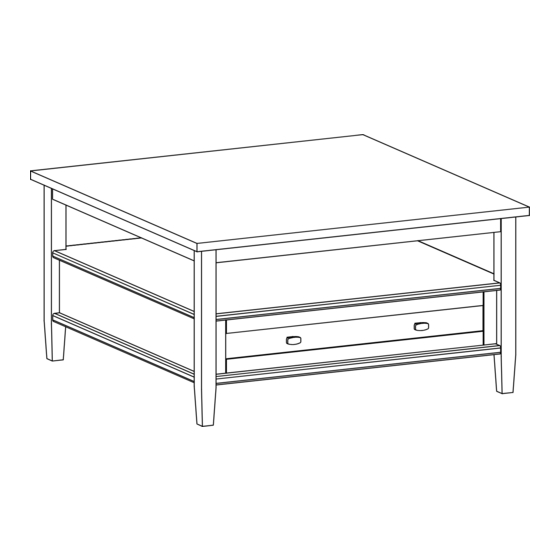 SIMPLIHOME brooklyn + max WyndenHall Home Decor AXWSH012-TB Assembly Instructions Manual