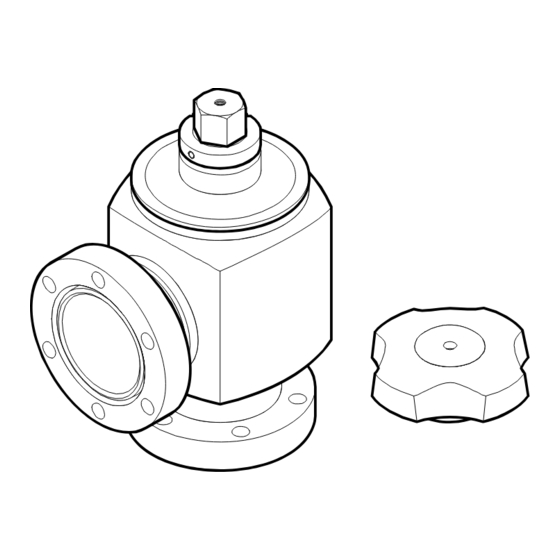 Pfeiffer Vacuum UVH 016 CU Instruction Sheet