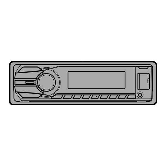 Sony CDX-GT650UI - Fm/am Compact Disc Player Installation/Connections