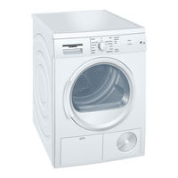 Siemens Tumble dryer Instructions For Installation And Use Manual