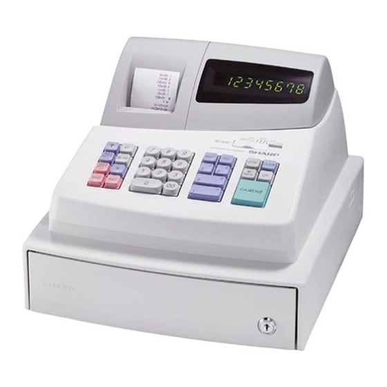 Sharp XE-A101 Quick Start Manual