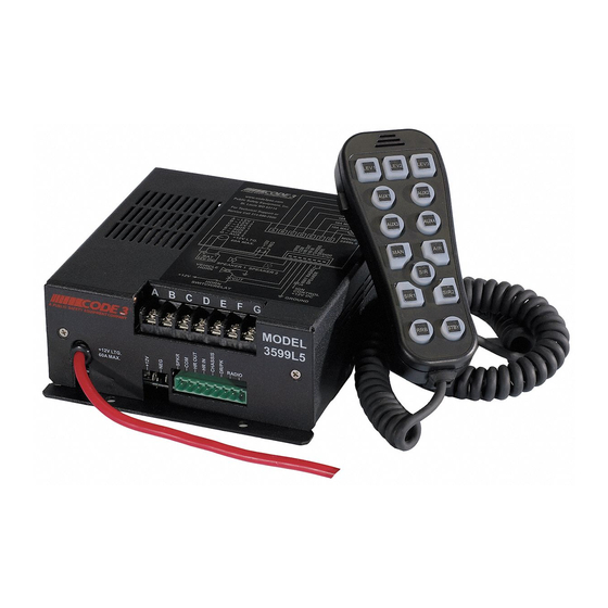 Code 3 3599L5 Installation & Operation Manual