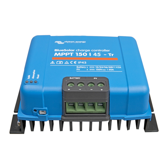 Victron energy SmartSolar MPPT 150/45-Tr User Manual