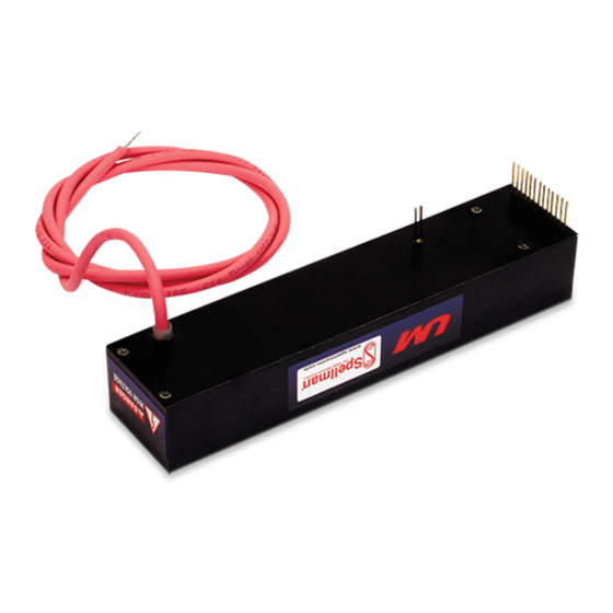 Spellman UM8-40 SERIES Instruction Manual