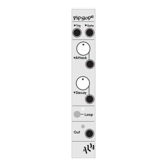 ALM Pip Slope Operation Manual