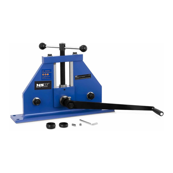 MSW Motor Technics MSW-TRM-100 Manuals
