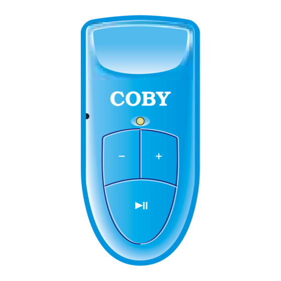 Coby MP-C582 - 1 GB Digital Player Manuals
