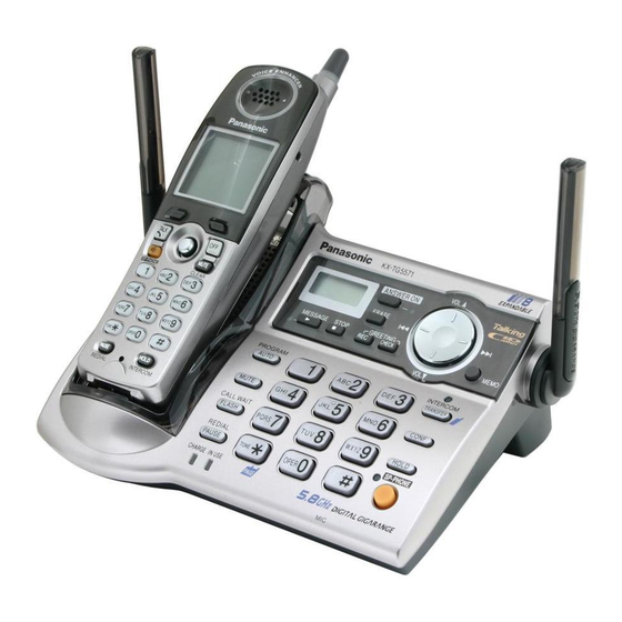 User Manuals: Panasonic KX-TG5571M Phone System