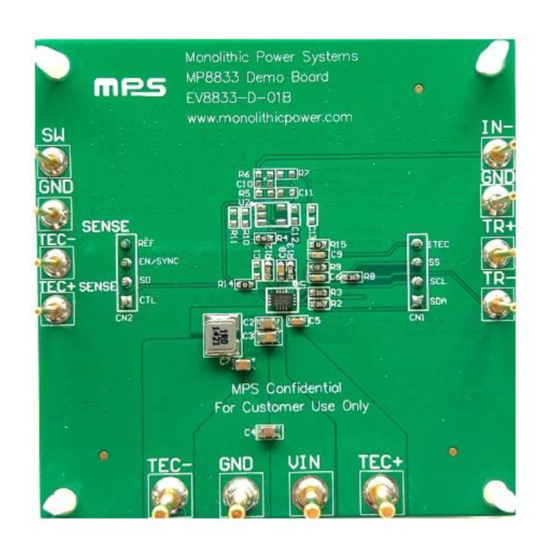 MPS EVKT-MP8833 User Manual