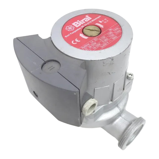 Biral LX 321 Installation And Operating Instructions Manual