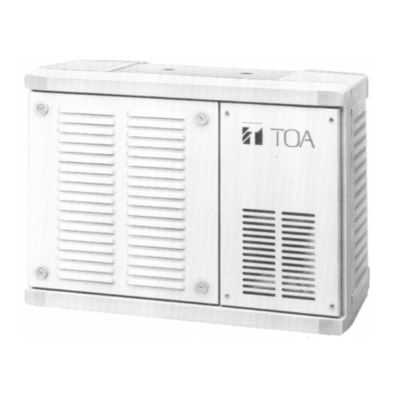 Toa F-500WP Specification Sheet