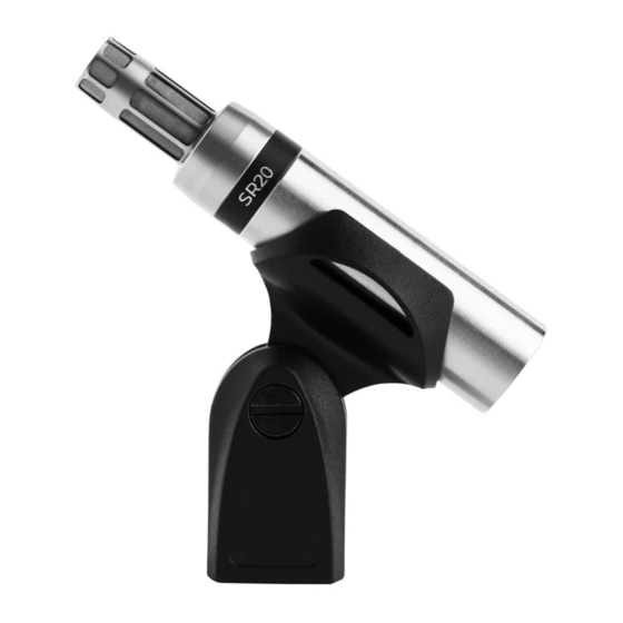 Earthworks Audio SR20sp GEN 2 Manual
