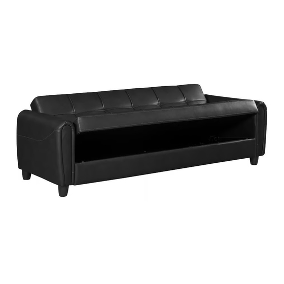 Happy Beds make it homely Zinc 3 Seater Sofa Bed Assembly Instructions Manual