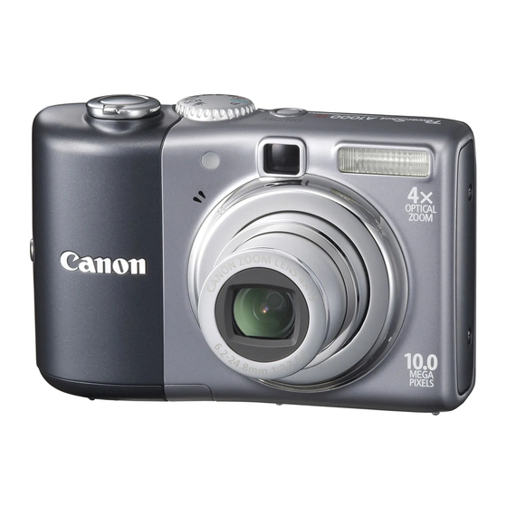 Canon POWERSHOT A1000IS User Manual