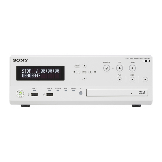 Sony HVO-1000MD Brochure