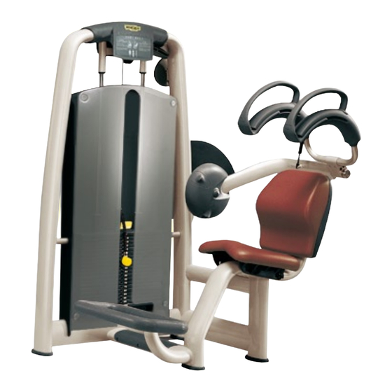 Technogym Selection Abdominal Crunch User Manual