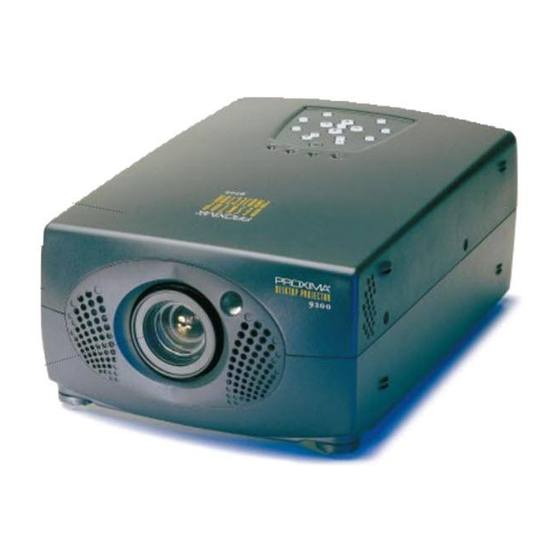 Proxima Desktop Projector 9200 User Manual