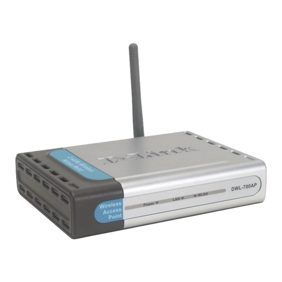 D-Link DWL-700AP Manual