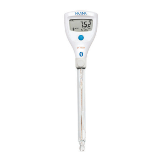 Hanna Instruments HALO 2 HI9810402 Instruction Manual