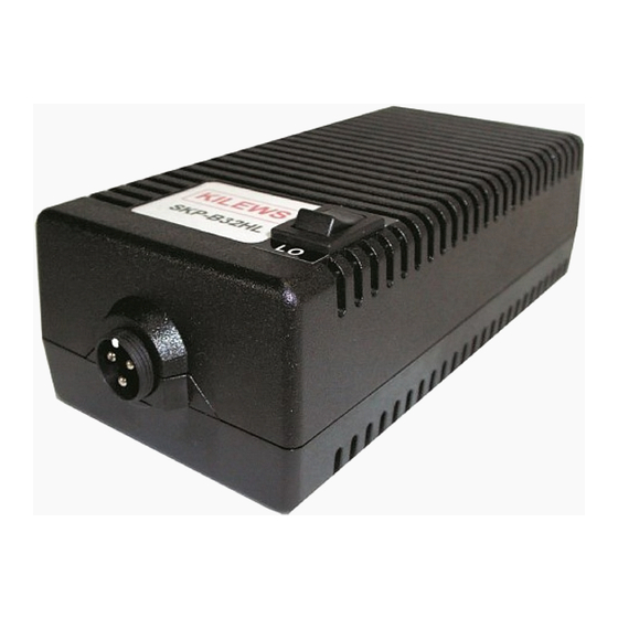 Kilews SKP-BE32HL Operation And Maintenance Manual