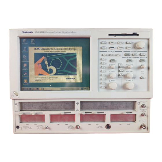 Tektronix CSA8000 Service Manual