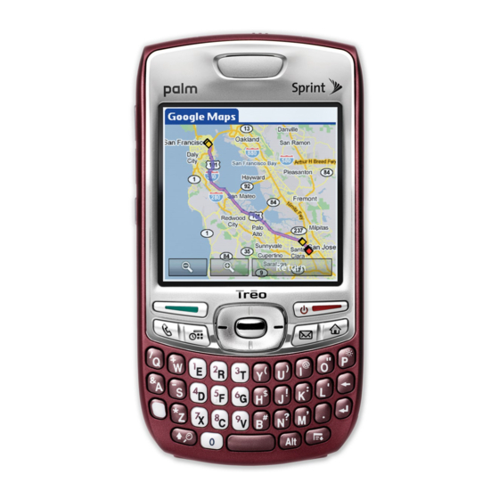 Palm Sprint Treo 755P Getting Started Manual