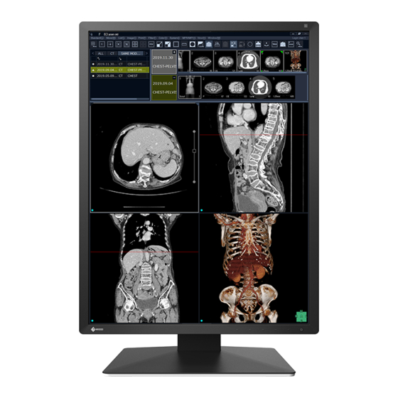 Eizo RadiForce RX270 Installation Manual