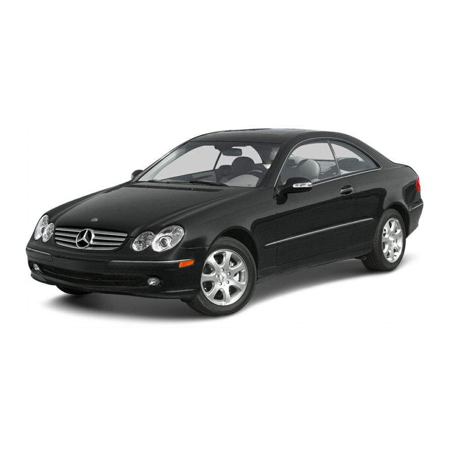Mercedes-Benz 2003 CLK 55 AMG Operator's Manual