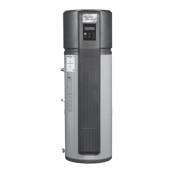 American Standard HPWH50G-AS Owners And Operation Manual