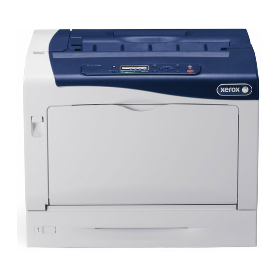 Xerox Phaser 7100 Quick Use Manual