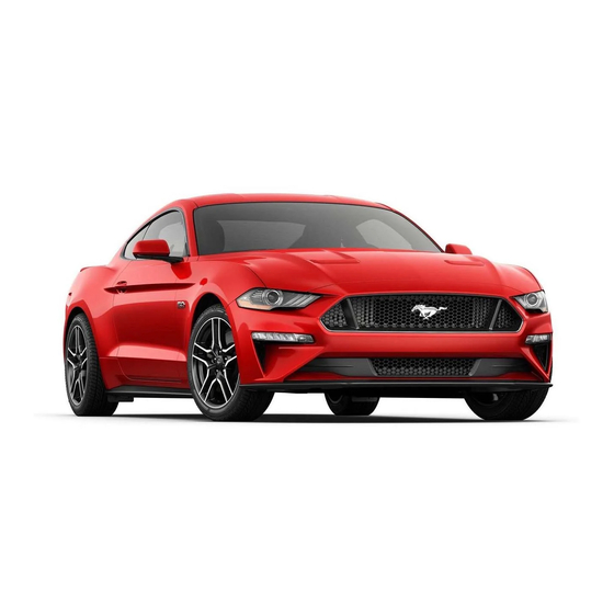 Ford MUSTANG 2018 Manuals