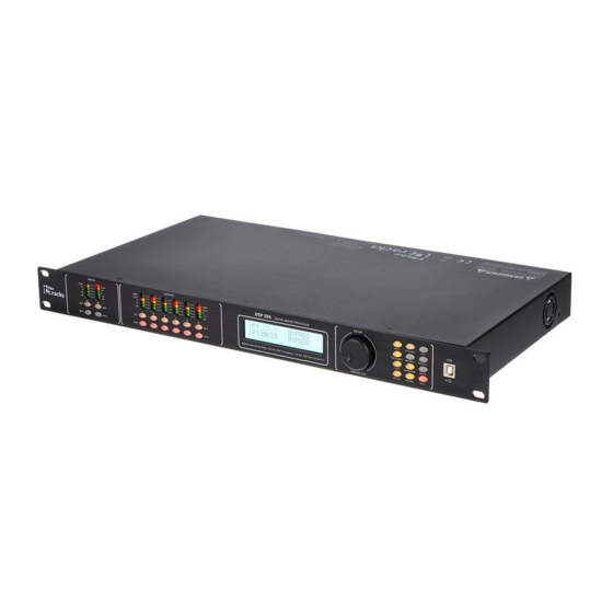 The t.racks DSP 408 User Manual