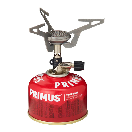 PRIMUS EXPRESS STOVE INSTRUCTIONS FOR USE MANUAL Pdf Download | ManualsLib