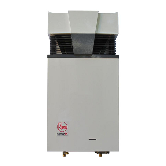 Rheem 834 Series Service Instructions Manual