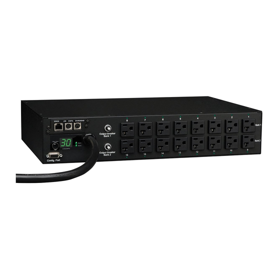 Tripp Lite PDUMH30NET Specification Sheet