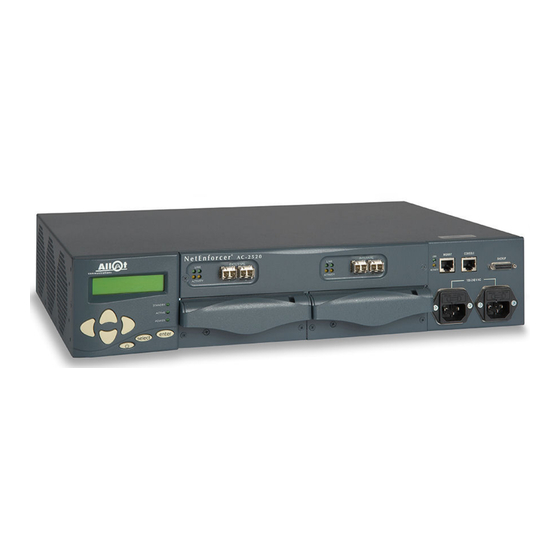 Allot NetEnforcer AC-2500 Series Hardware Manual