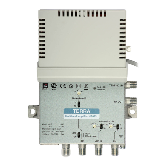 Terra MA074L Quick Start Manual
