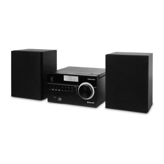 User Manuals: Medion LIFE P64935 Micro Audio System