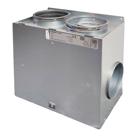 SystemAir Essvent S Installation,Operation And Maintenance Instruction