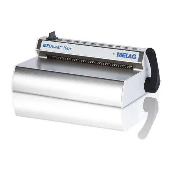 MELAG MELAseal 100+ Operating Manual
