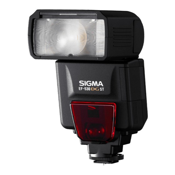 Sigma EF-530 ST NA-ITTL Instructions