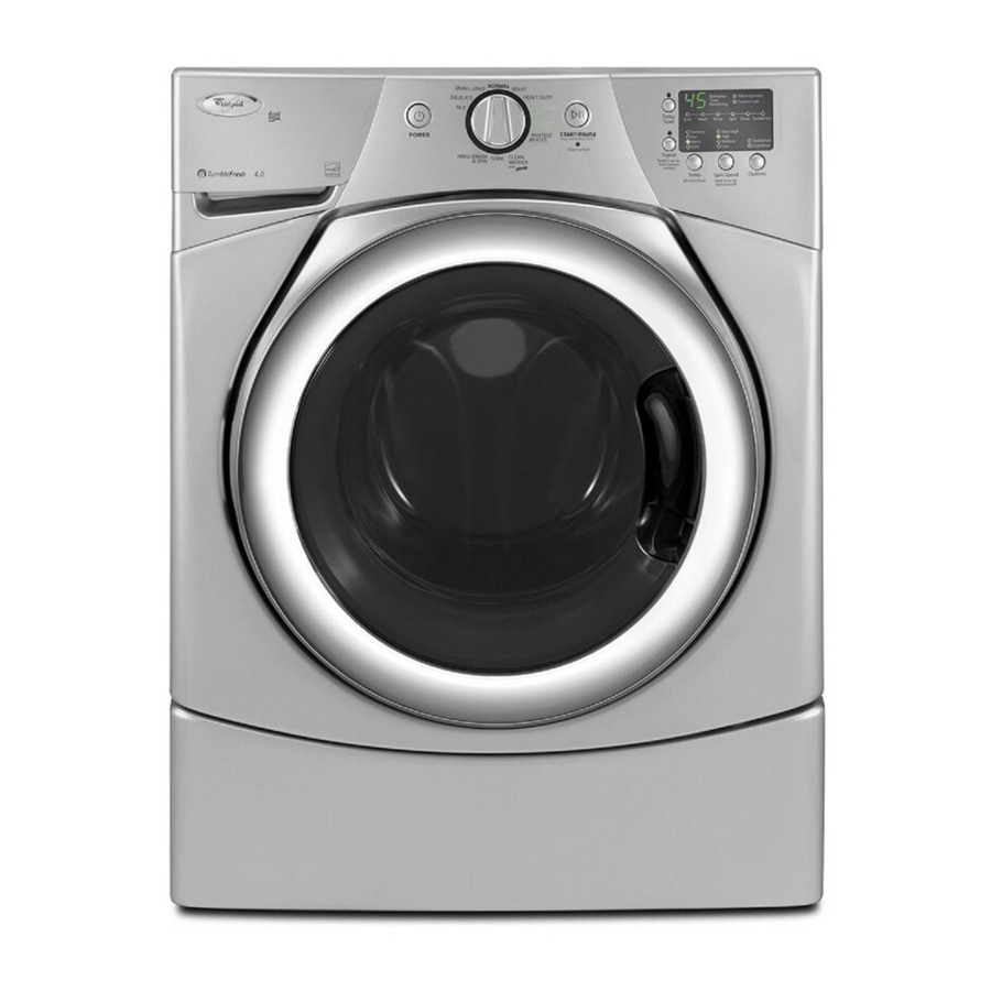 Whirlpool WFW9250WL02 Use & Care Manual